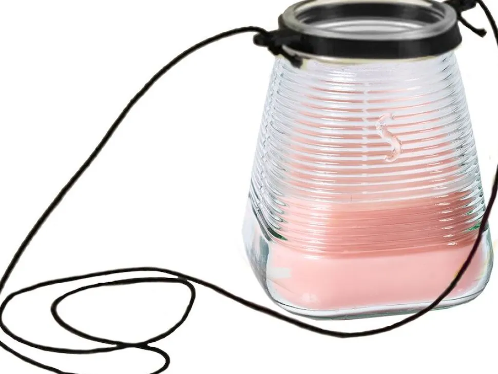 Spaas Citronella-Kerze Summer Blossom rosa 45 Std. D 9 H 9,8 cm