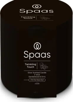 Spaas Duftkerze Essential collection Twinkling Touch grün 55 Std. D 10 H 10 cm