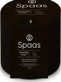 Spaas Duftkerze Essential collection Twinkling Touch grün 35 Std. D 7 H 7 cm