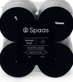 Spaas Duftkerze Essential collection Midnight Magic blau 10 Std. D 6 H 2,1 cm 8 St.