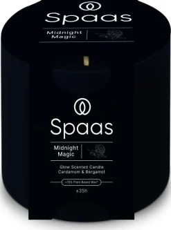Spaas Duftkerze Essential collection Midnight Magic blau 35 Std. D 7 H 7 cm