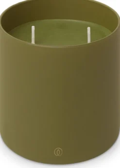 Spaas Duftkerze Essential collection Romantic Reflect grün 55 Std. D 10 H 10 cm