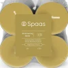 Spaas Duftkerze Essential collection Shimmering Smile beige 10 Std. D 6 H 2,1 cm 8 St.