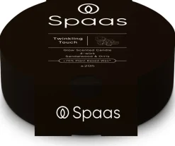 Spaas Duftkerze Essential collection Twinkling Touch grün 20 Std. D 13 H 4,5 cm