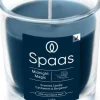 Spaas Duftkerze Essential Collection Midnight Magic blau 25 Stunden D 7,3 H 8,3 cm