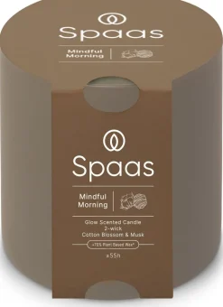 Spaas Duftkerze Essential collection Mindful Morning taupe 55 Std. D 10 H 10 cm