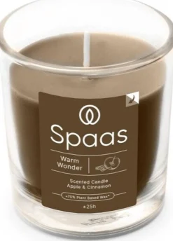 Spaas Duftkerze Essential Collection Warm Wonder braun 25 Stunden D 7,3 H 8,3 cm