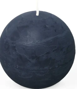 Spaas Kugelkerze Essential collection blau 24 Std. D 8 H 8 cm