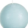 Spaas Kugelkerze Rustic blau 40 Std. D 10 cm