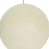 Spaas Kugelkerze Rustic elfenbein 40 Std. D 10 cm