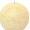 Spaas Kugelkerze Rustic elfenbein 24 Std. D 8 cm