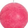 Spaas Kugelkerze Rustic pink 40 Std. D 10 cm