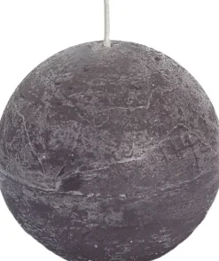 Spaas Kugelkerze Rustic taupe 40 Std. D 10 cm