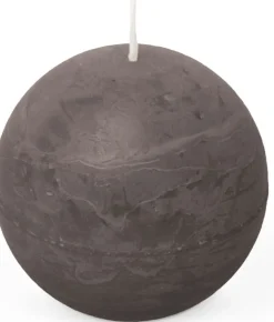 Spaas Kugelkerze Rustic taupe 24 Std. D 8 cm