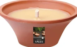 Spaas Outdoor-Kerze in Terracotta-Schale D 15 H 6,5 cm