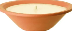 Spaas Outdoor-Kerze in Terracotta-Schale D 23 H 6,5 cm