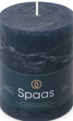 Spaas Stumpenkerze Essential collection blau 65 Std. D 8 H 11 cm