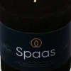Spaas Stumpenkerze Essential collection schwarz 25 Std. D 7 H 7 cm