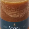 Spaas Stumpenkerze Essential Collection braun 95 Stunden D 10 H 13 cm