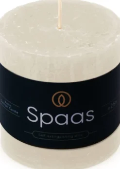 Spaas Stumpenkerze Essential collection weiß 25 Std. D 7 H 7 cm