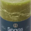 Spaas Stumpenkerze Essential collection olivgrün 65 Std. D 8 H 11 cm