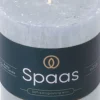 Spaas Stumpenkerze Essential collection hellblau 25 Std. D 7 H 7 cm