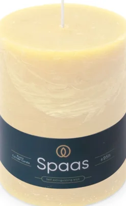 Spaas Stumpenkerze Essential collection creme 95 Std. D 10 H 13 cm