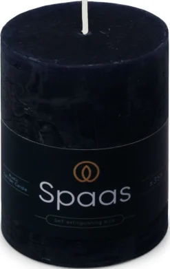 Spaas Stumpenkerze Essential collection blau 35 Std. D 7 H 9,5 cm