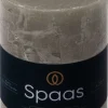 Spaas Stumpenkerze Essential collection grau 35 Std. D 7 H 9,5 cm