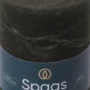 Spaas Stumpenkerze Essential collection schwarz 65 Std. D 8 H 11 cm