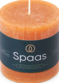Spaas Stumpenkerze Essential collection orange 25 Std. D 7 H 7 cm