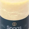 Spaas Stumpenkerze Essential collection creme 65 Std. D 8 H 11 cm