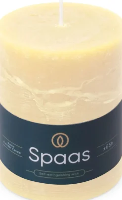 Spaas Stumpenkerze Essential collection creme 65 Std. D 8 H 11 cm