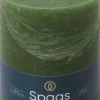 Spaas Stumpenkerze Essential collection grün 95 Std. D 10 H 13 cm