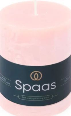 Spaas Stumpenkerze Essential collection rosa 35 Std. D 7 H 9,5 cm