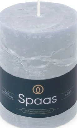 Spaas Stumpenkerze Essential collection hellblau 65 Std. D 8 H 11 cm