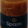 Spaas Stumpenkerze Essential collection braun 35 Std. D 7 H 9,5 cm