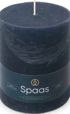 Spaas Stumpenkerze Essential collection blau 95 Std. D 10 H 13 cm
