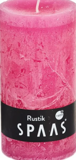 Spaas Stumpenkerze Rustic pink D 7 cm H 13 cm