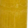 Spaas Stumpenkerze Rustic gelb D 6,8 cm H 19 cm