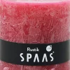 Spaas Stumpenkerze Rustic rot D 10 cm H 10 cm