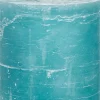 Spaas Stumpenkerze Rustic blau D 13,2 cm H 15 cm