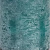 Spaas Stumpenkerze Rustic türkis D 10 cm H 20 cm