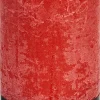 Spaas Stumpenkerze Rustic rot D 10 cm H 20 cm