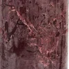 Spaas Stumpenkerze Rustic weinrot D 6,8 cm H 19 cm