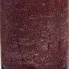 Spaas Stumpenkerze Rustic weinrot D 10 cm H 20 cm