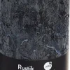 Spaas Stumpenkerze Rustic schwarz D 7 cm H 13 cm