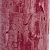 Spaas Stumpenkerze Rustic rot D 6,8 cm H 19 cm