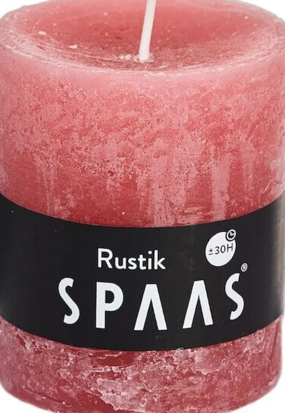 Spaas Stumpenkerze Rustic hellrosa D 7 cm H 8 cm