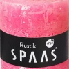 Spaas Stumpenkerze Rustic pink D 10 cm H 10 cm